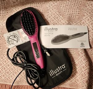 Illustra Beauty Pink Heated Styling Brush U770D